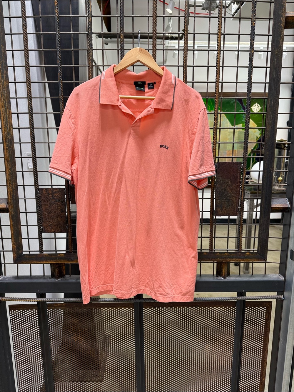 BOSS Men's Coral Polo Shirt